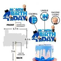 Zyozi  Boss Baby Theme  4th Month Birthday Decoration Combo / Four Month Birthday Decorations - 37 Pcs-thumb4