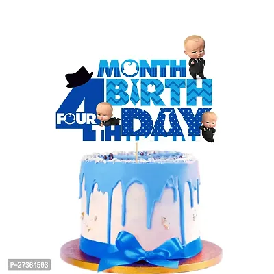 Zyozi  Boss Baby Theme Birthday Cake Topper - Birthday Cake Topper