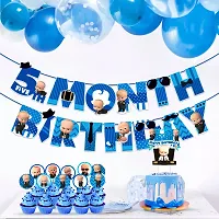 Zyozi  Boss Baby Theme  5th Month Birthday Decorations Banner - 5 Month Birthday Banner-thumb2