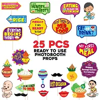 Zyozi Annaprasanam Decorations Kit - Banner  Photo Booth Props (Pack of 26)-thumb3