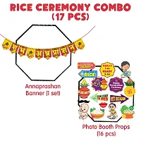 Zyozi  Shubh  Annaprashan Decorations Banner  Photo Booth Props (Pack of 17)-thumb3