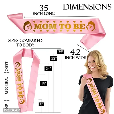 Zyozi Baby Shower Decorations Combo - Baby Shower Letter Banner ,Sash, Balloon  Photo Booth Props (Pack of 57)-thumb5