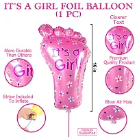 Zyozi Baby Shower Decorations Set - Banner, Photo Booth Props, Foil Balloons And Balloons (Pack of 58)-thumb3