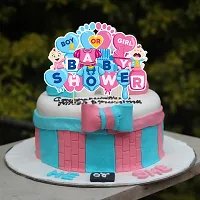 Zyozi  Baby Shower Cake Topper - Cake Decorations for Boy or Girl Baby Shower-thumb3