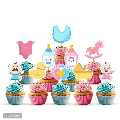 Zyozi  Baby Shower CupCake Topper - CupCake Topper For Decorations