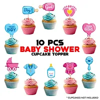 Zyozi Baby Shower CupCake Topper 10PCS - Baby Shower Party Decorations-thumb3