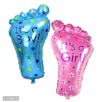 Zyozi  Baby Shower Theme Foil Balloons -  Baby Shower Decorations Item (Pack Of 2)