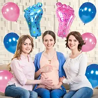 Zyozi  Baby Shower Theme Foil Balloons -  Baby Shower Decorations Item (Pack Of 2)-thumb4