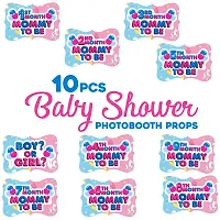 Zyozi Baby Shower Decorations Items - Baby Shower PhotoBooth Props -10 Pcs-thumb1