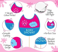 Zyozi Baby Shower Decorations Kit - Baby Shower Photo Booth Props (25 Pcs)-thumb3