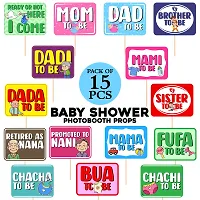 Zyozi Baby Shower Decorations Photo Booth Props 15 Pcs-thumb3