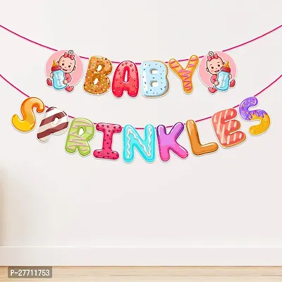 Zyozi Baby Sprinkles Banner | Baby Shower Decorations Banner | Baby WelCome Banner