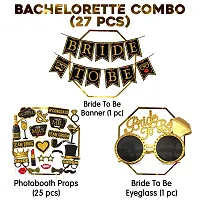 Zyozi Bachelorette Party Decorations Set Combo - Banner, PhotoBooth Props  EyeGlass (Pack Of 27)-thumb3