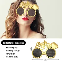 Zyozi Bachelorette Party Decorations Set Combo - Banner, PhotoBooth Props  EyeGlass (Pack Of 27)-thumb4