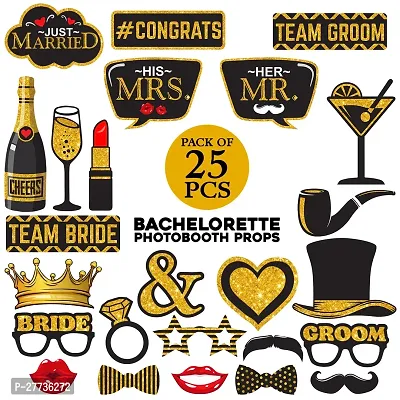 Zyozi Bachelorette Party Decorations Props - Photo Booth Props For Bridal Shower-thumb5