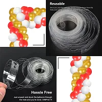 Zyozi Balloon Arch Garland Kit - Mettalic Balloons with Arch  Glue Dot - 77 Pcs-thumb2