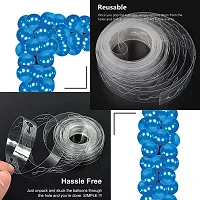 Zyozi Mettalic Blue Balloons Garland Arch Kit - Balloons with Arch Roll For Party Decorations - 51 PCS-thumb3