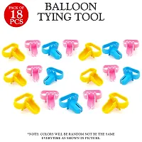 Zyozi Balloon Tie Tool Set - Balloon Tying Knot Tool, Balloons Decorations Kit (Pack Of 18)-thumb1