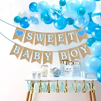 Sweet Baby Boy Banner Decorations-thumb1