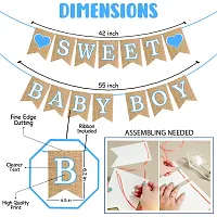 Sweet Baby Boy Banner Decorations-thumb2