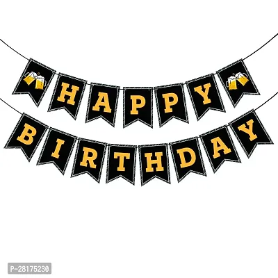 Happy Birthday Banner Decorations for Themed Birthday Party - Set of 1