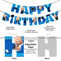 Banner Boss Baby Happy Birthday Banner Birthday Decorations for Boy Baby-thumb4