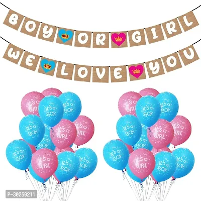 Party Decoration Balloon and Banner Kit Combo