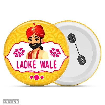 Ladke Wale Wedding Badges  (PACK OF 6)