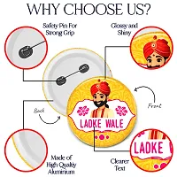 Ladke Wale Wedding Badges  (PACK OF 6)-thumb4