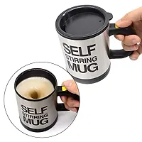 BullBear Self Stirring Coffee Mug Cup - Funny Electric Stainless Steel Automatic Self Mixing  Spinning Home Office Travel Mixer Cup Best Birthday Gift Idea for Men Women Kids(Pack of 1)-thumb4