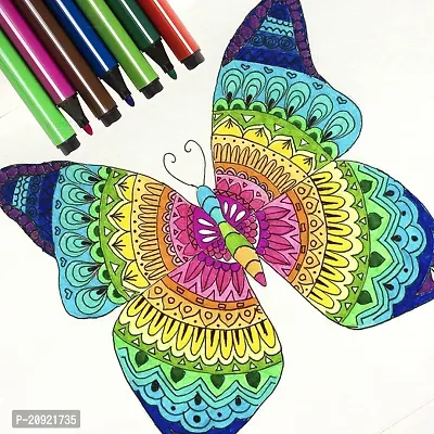 PANISHKA 48 Colors Art Markers sketch pen Dual Tip Artist Art Marker  Vibrant Colors Pen Set