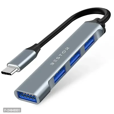 Bestor USB C Hub Multiport Adapter for MacBook Pro Air 2021 2020 31C 4-in-1 USB Hub 4Port USB Hub
