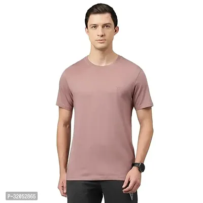 Stylish Polyester Solid Tshirt for Men-thumb0