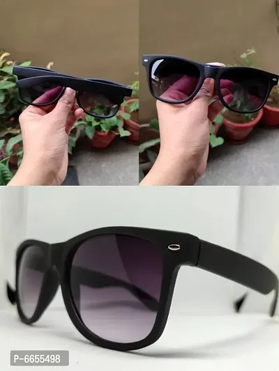 EyeNaks Wayfarer Sunglasses For Men  Women-thumb0