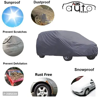 Dust Proof Indoor And Outdoor Car Body Cover Compatible With Fiat Abarth Punto With Protection Anti Uv, Sun, Car Cover-thumb3