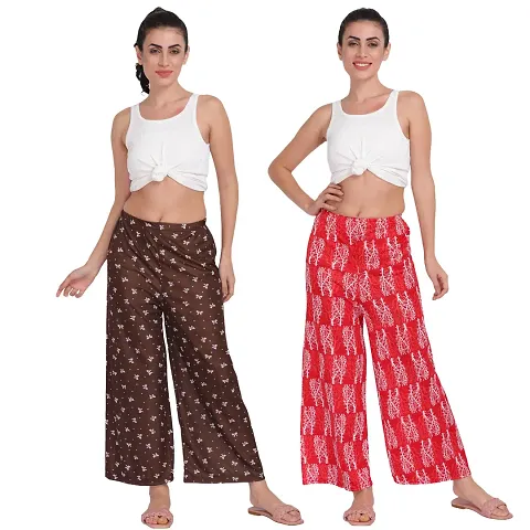 Stunning Sarina Palazzo For Women Pack of 2