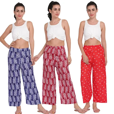 Stunning Sarina Palazzo For Women Pack of 3