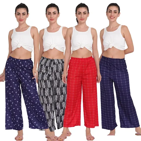 Stunning Sarina Palazzo For Women Pack of 4