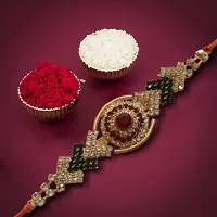 Pure Stone Unique Rakhi for brother from lovely sister-thumb1