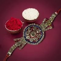 White Diamond Rakhi for brother-thumb1