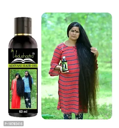 vedushastra , Aadivasi Hair growth and hair long oil 5 MAJOR PROBLEMS Long Hair White Hair New Growth Hair Dandruff Removel Hair oil massage comb free 60ml adivasi herbal hair oil , adivashi herbal oi