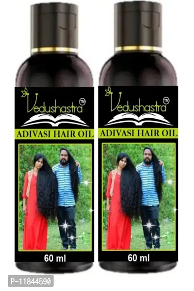 Vedushastra Ayurveda Aadivasi Nilambari Hair Growth And Hair Long Oil Pack of 2