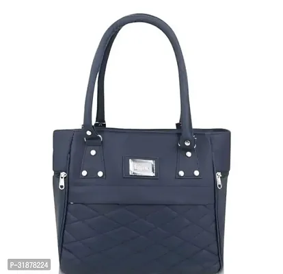 Stylish Blue Pu Handbag For Women-thumb0