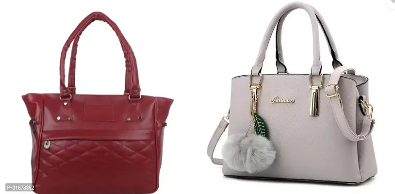 Gorgeous Pu Combo Of 2 Bags For Women And Girls