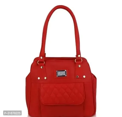 Stylish Maroon Pu Handbag For Women-thumb0