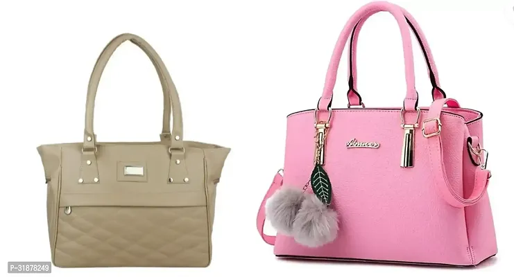 Gorgeous Pu Combo Of 2 Bags For Women And Girls-thumb0