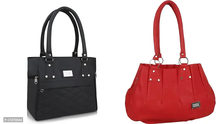 Stylish Pu Handbag For Women And Girl Pack Of 2