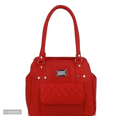 Stylish Maroon Pu Handbag For Women