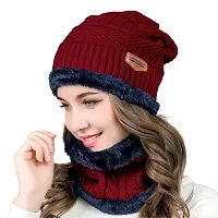 Mens And Womens Wollen Cap And Neack Scarf-thumb3