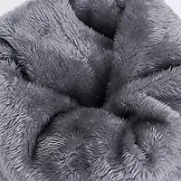 Black Winter Woolen Cap For Men And Women-thumb2